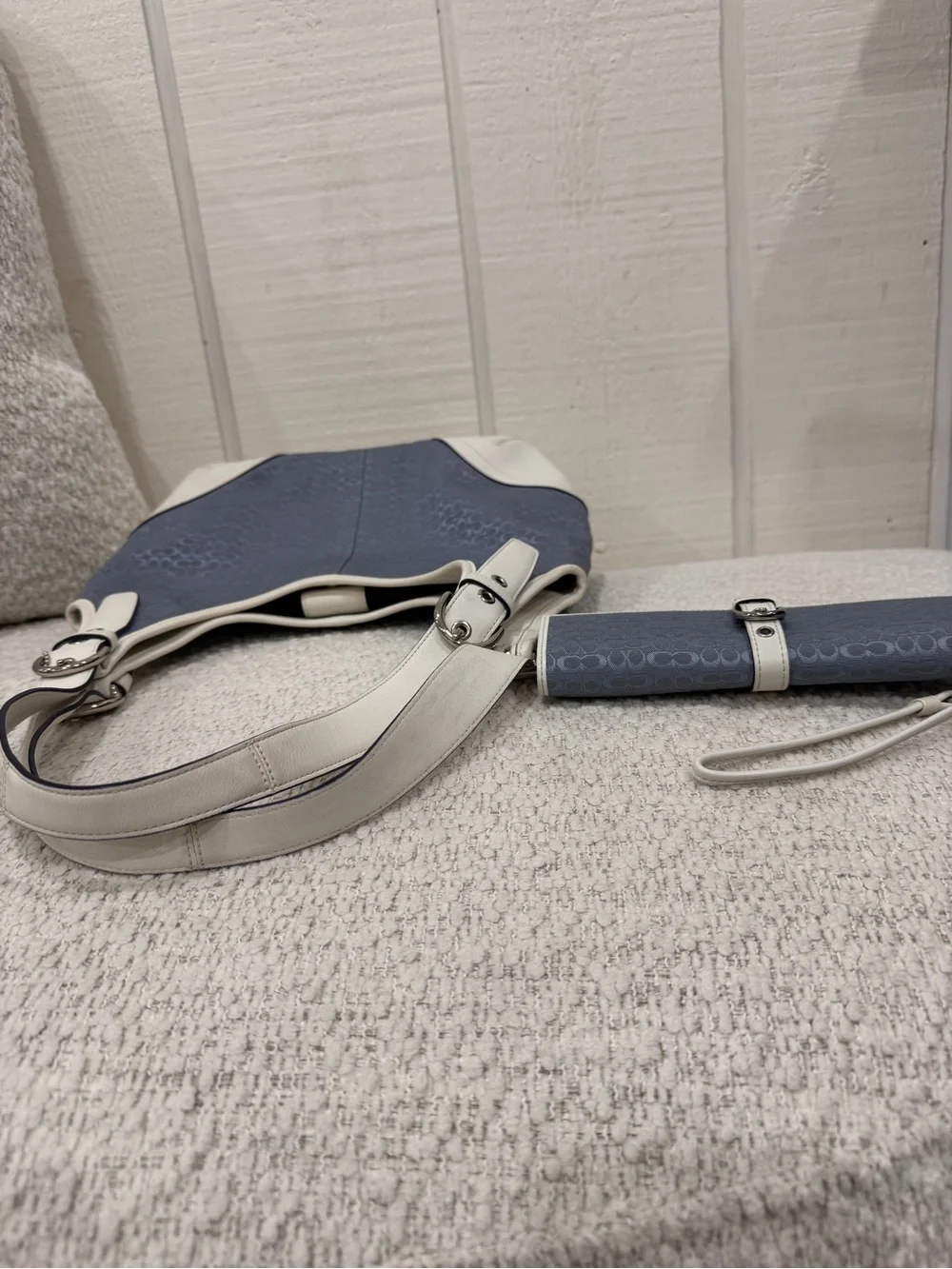 Vintage Coach Hobo Shoulder Bag with Matching Wallet